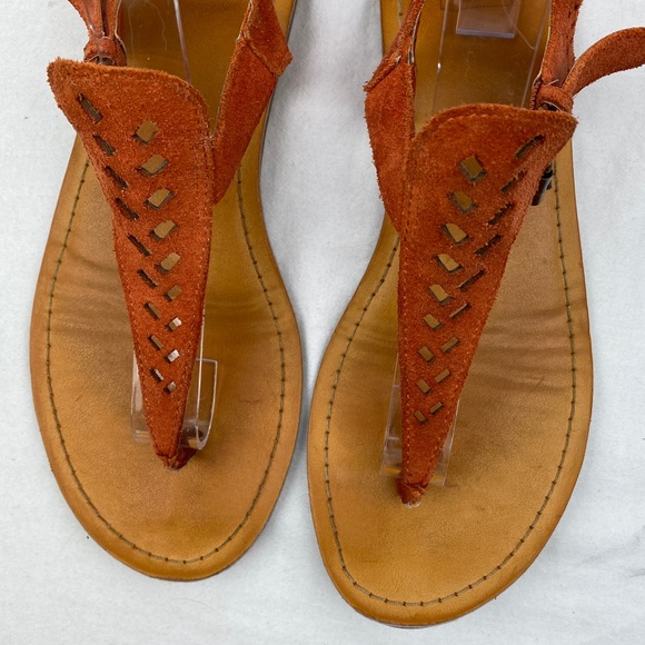 14th & Union Suede Thong Sandals Size 6 - Picture 6 of 15